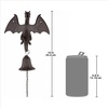 image:imageDesign Toscano Castle Dragon Gothic Iron Bell Black