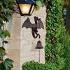 image:imageDesign Toscano Castle Dragon Gothic Iron Bell Black