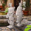 image:imageDesign Toscano Flora and Proserpina Patronesses of Growth Outdoor Garden Statues Set of Two 44 inch Fiberglass Cast Stone Resin Limestone Finish