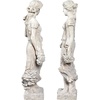 image:imageDesign Toscano Flora and Proserpina Patronesses of Growth Outdoor Garden Statues Set of Two 44 inch Fiberglass Cast Stone Resin Limestone Finish