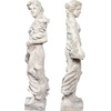 image:imageDesign Toscano Flora and Proserpina Patronesses of Growth Outdoor Garden Statues Set of Two 44 inch Fiberglass Cast Stone Resin Limestone Finish