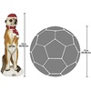 image:imageChristmas Decorations  Merry Meerkat Holiday Porch Greeter Meerkat Statue Set of TwoSet of 2