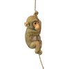 image:imageDesign Toscano Chico the Chimpanzee Baby Monkey Hanging IndoorOutdoor Animal Statue 16 Inch Long Cast Stone Resin Brown Painted Finish