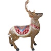 image:imageDesign Toscano Christmas Decorations  Santa Claus North Pole Illuminated LED Reindeer Statue  Holiday Decor