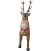 image:imageDesign Toscano Christmas Decorations  Santa Claus North Pole Illuminated LED Reindeer Statue  Holiday Decor