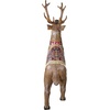 image:imageDesign Toscano Christmas Decorations  Santa Claus North Pole Illuminated LED Reindeer Statue  Holiday Decor