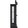 image:imageDesign Toscano Country Tuscan Hardwood Wall Curio Cabinet Ebony BlackBlack Amesbury Manor