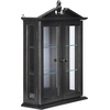 image:imageDesign Toscano Country Tuscan Hardwood Wall Curio Cabinet Ebony BlackBlack Amesbury Manor