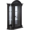 image:imageDesign Toscano Country Tuscan Hardwood Wall Curio Cabinet Ebony BlackBlack Rosedale Hardwood