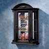 image:imageDesign Toscano Country Tuscan Hardwood Wall Curio Cabinet Ebony BlackBlack Rosedale Hardwood
