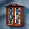 image:imageDesign Toscano Country Tuscan Hardwood Wall Curio Cabinet Ebony BlackWalnut Amesbury Manor