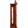 image:imageDesign Toscano Country Tuscan Hardwood Wall Curio Cabinet Ebony BlackWalnut Amesbury Manor