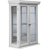 image:imageDesign Toscano Country Tuscan Hardwood Wall Curio Cabinet Ebony BlackWhite Country Tuscan