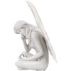 image:imageDesign Toscano Gazing Secret Garden Fairy Woman Statue Figurine 7 inches wide 10 inches tall Cast Stone Resin Antique Stone FinishGazing Secret Garden Fairy