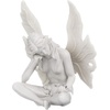 image:imageDesign Toscano Gazing Secret Garden Fairy Woman Statue Figurine 7 inches wide 10 inches tall Cast Stone Resin Antique Stone FinishGazing Secret Garden Fairy
