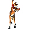 image:imageDesign Toscano Santas Christmas RedNosed Reindeer StatueStanding