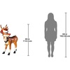 image:imageDesign Toscano Santas Christmas RedNosed Reindeer StatueStanding