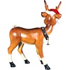 image:imageDesign Toscano Santas Christmas RedNosed Reindeer StatueStanding