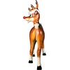 image:imageDesign Toscano Santas Christmas RedNosed Reindeer StatueStanding