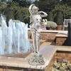 image:imageDesign Toscano Spring Awakening Classic Woman Garden Statue 14 inches wide 40 inches tall Cast Stone Resin Antique Stone Finish