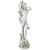 image:imageDesign Toscano Spring Awakening Classic Woman Garden Statue 14 inches wide 40 inches tall Cast Stone Resin Antique Stone Finish