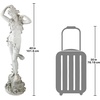 image:imageDesign Toscano Spring Awakening Classic Woman Garden Statue 14 inches wide 40 inches tall Cast Stone Resin Antique Stone Finish
