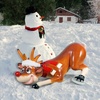 image:imageDesign Toscano SupSuder Santas RedNosed Christmas Reindeer Statue