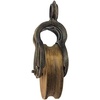 image:imageDesign Toscano Vintage Cast Iron and Wood Wheel Farm Pulley MediumLarge