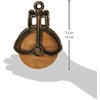 image:imageDesign Toscano Vintage Cast Iron and Wood Wheel Farm Pulley MediumMedium