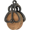 image:imageDesign Toscano Vintage Cast Iron and Wood Wheel Farm Pulley MediumMedium