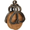 image:imageDesign Toscano Vintage Cast Iron and Wood Wheel Farm Pulley MediumMedium