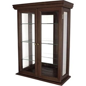 image:imageDesign Toscano Country Tuscan Hardwood Wall Curio Cabinet Ebony BlackBrown
