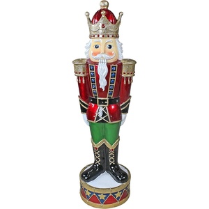 image:imageDesign Toscano Illuminated BavarianStyle Holiday Nutcracker Statue