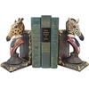 image:imageDesign Toscano Arthurian Knight BookendsGrey Stone8 Inch Set of TwoGiraffe and Zebra