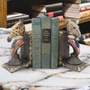 image:imageDesign Toscano Arthurian Knight BookendsGrey Stone8 Inch Set of TwoGiraffe and Zebra
