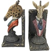 image:imageDesign Toscano Arthurian Knight BookendsGrey Stone8 Inch Set of TwoGiraffe and Zebra