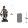 image:imageDesign Toscano Arthurian Knight BookendsGrey Stone8 Inch Set of TwoMedieval Knight