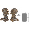 image:imageDesign Toscano Cyborg Skeleton Bookend Statue