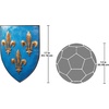 image:imageDesign Toscano Grand Arms of France Wall Shield Collection William of Normandy ShieldFleur de Lis