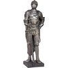 image:imageDesign Toscano Kings Guard Medieval Decor Half Scale Knight Armor Gothic Statue 39 Inch Tall Cast Stone Resin Metallic Finish with Faux Stone Base
