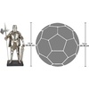 image:imageDesign Toscano QS29041 Medieval Nuremberg Castle Gothic Knight StatueSilver