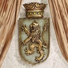 image:imageDesign Toscano Rampant Lion Crest Shield Medieval Decor Wall Sculpture Single 700 x 1450Single