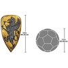 image:imageDesign Toscano Villani Florence Gothic Griffin Shield Wall Sculpture