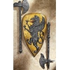 image:imageDesign Toscano Villani Florence Gothic Griffin Shield Wall Sculpture