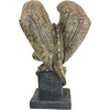image:imageDesign Toscano Abbadon Gothic Gargoyle IndoorOutdoor Garden Statue on Celtic Base 12 Inches Tall Cast Stone Resin Two Tone Stone Finish