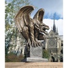 image:imageDesign Toscano Abbadon Gothic Gargoyle IndoorOutdoor Garden Statue on Celtic Base 12 Inches Tall Cast Stone Resin Two Tone Stone Finish