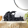 image:imageDesign Toscano CL3682 Dragons Wrath Gothic Candle Holder Statue 18 Inch Polyresin Grey Stone