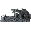 image:imageDesign Toscano CL3682 Dragons Wrath Gothic Candle Holder Statue 18 Inch Polyresin Grey Stone