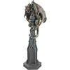 image:imageDesign Toscano CL4187 Raptor Gargoyle Surveyor of the Realm Sculpturetwo tone stone
