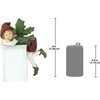 image:imageDesign Toscano Christmas Decorations  Elijah Santas Xmas Elf ShelfLaying Down